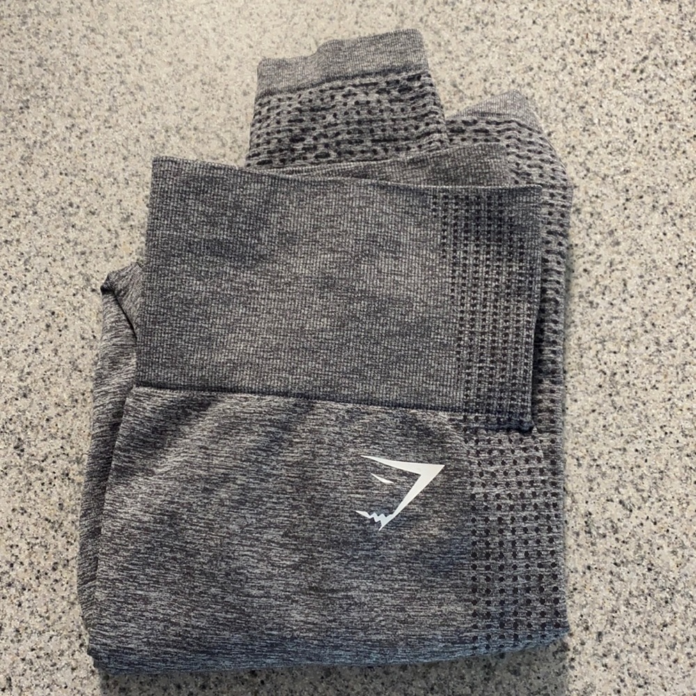 Grey Gym Shark Leggings